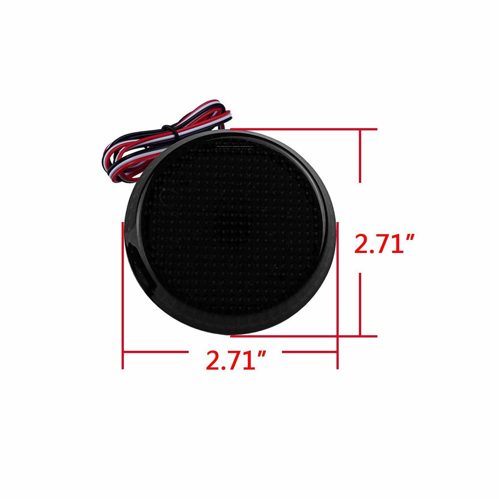 2x Smoked Lens Bumper Reflector LED Tail Brake Light For Scion iQ/xB Nissan Qashqai Dualis/Juke