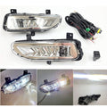 Clear Lens LED Fog Lights Kit For For 2020-2021 Nissan Sentra  with Wires Switch Relay 6000K White OEM#261558995A, 261508995A,NI2592139, NI2593139 ﻿