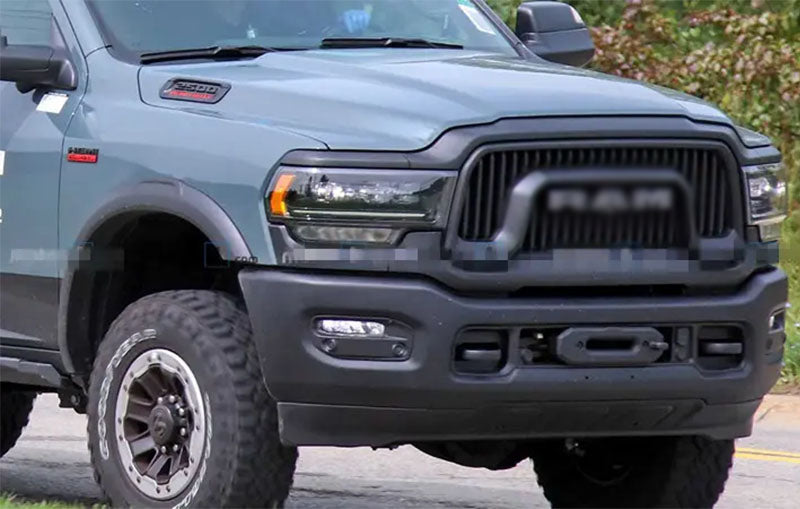 Clear Lens Fog Lights Kit For 2019-2024 Ram 2500 3500, OE Style Clear Lens Built-In LED Fog Lamps Assembly With Mounting Brackets Wire Harness Switch Bezels OEM# ‎68273291AB, 68273292AB, 68449338AA