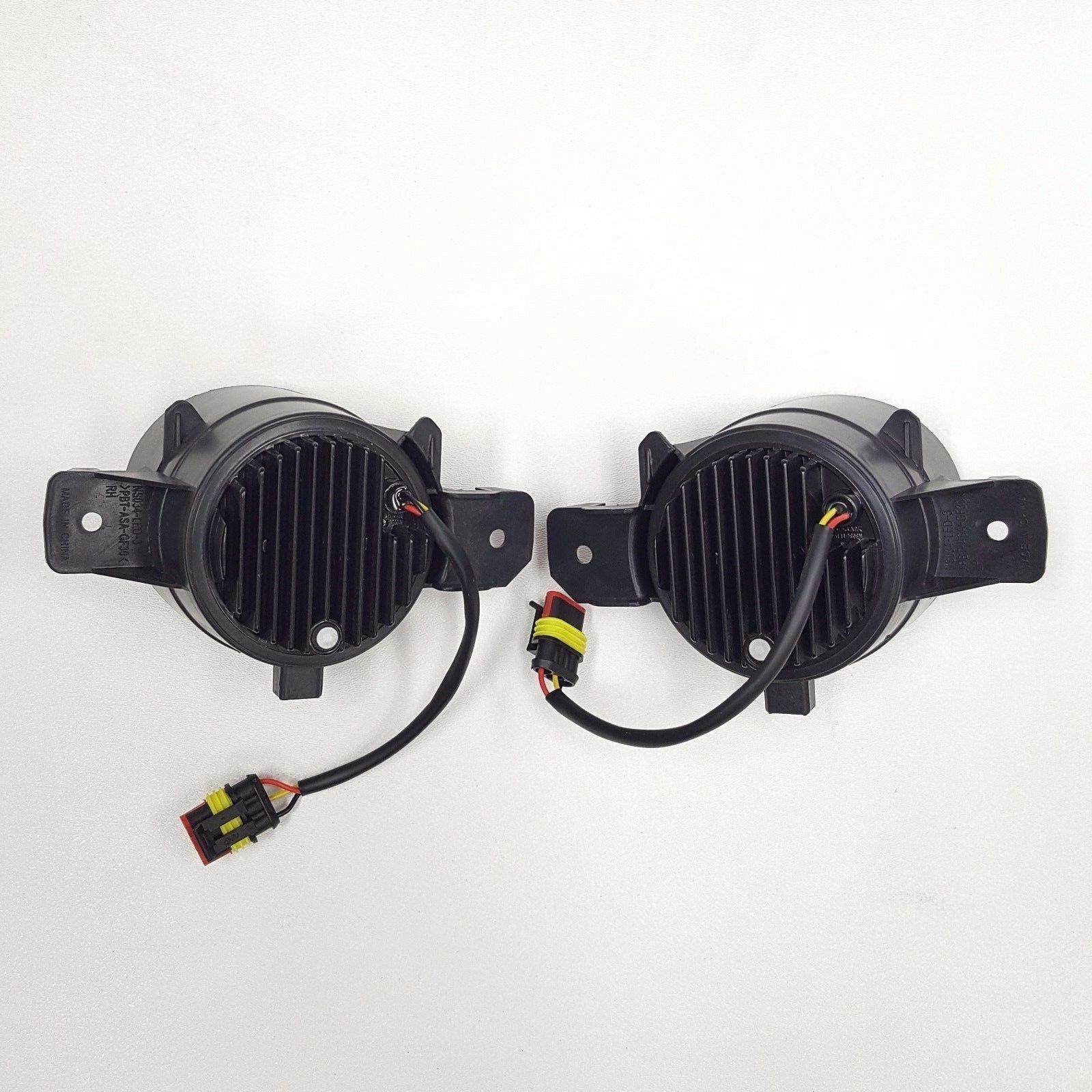 For 2013 Infiniti JX35 2DR Front Bumper Clear Fog Light LED DRL with Wire Switch OEM#261509B91D / 261559B91D, NI2593122 / NI2592122