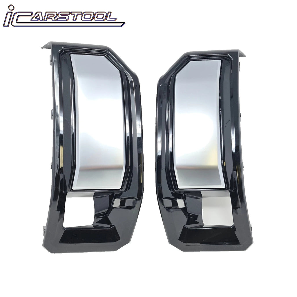 For 2024-2025 GMC Sierra 2500HD / 3500HD LED Fog Light Kit with Switch Bezel Wire Silver