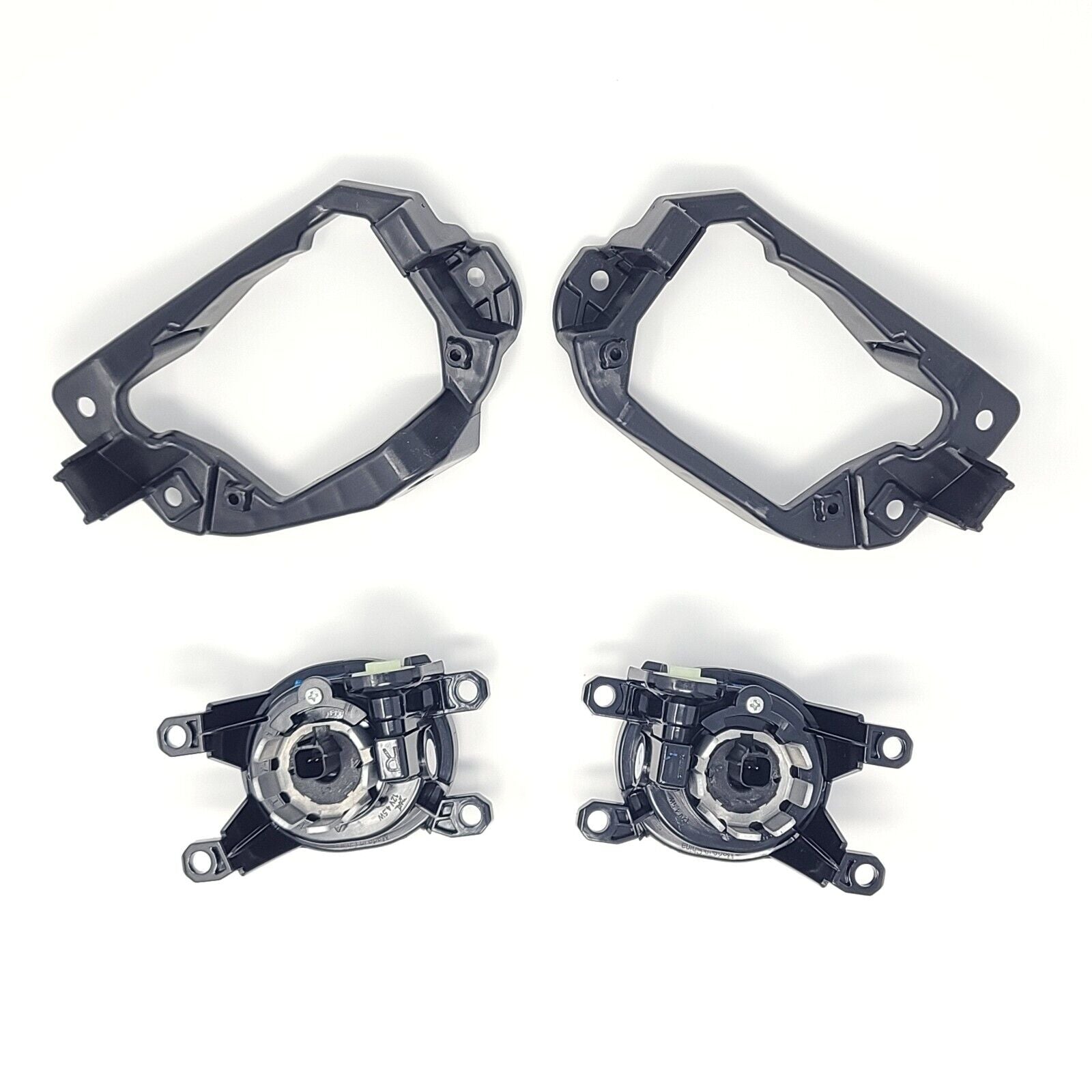 Dual Color LED Fog Driving Lights Kit Wire Switch Bezel For 2019 2020 2021 2022 2023 2024 Toyota Rav4 Rav 4 White DRL Amber Signal Sequential Accessories Lamps