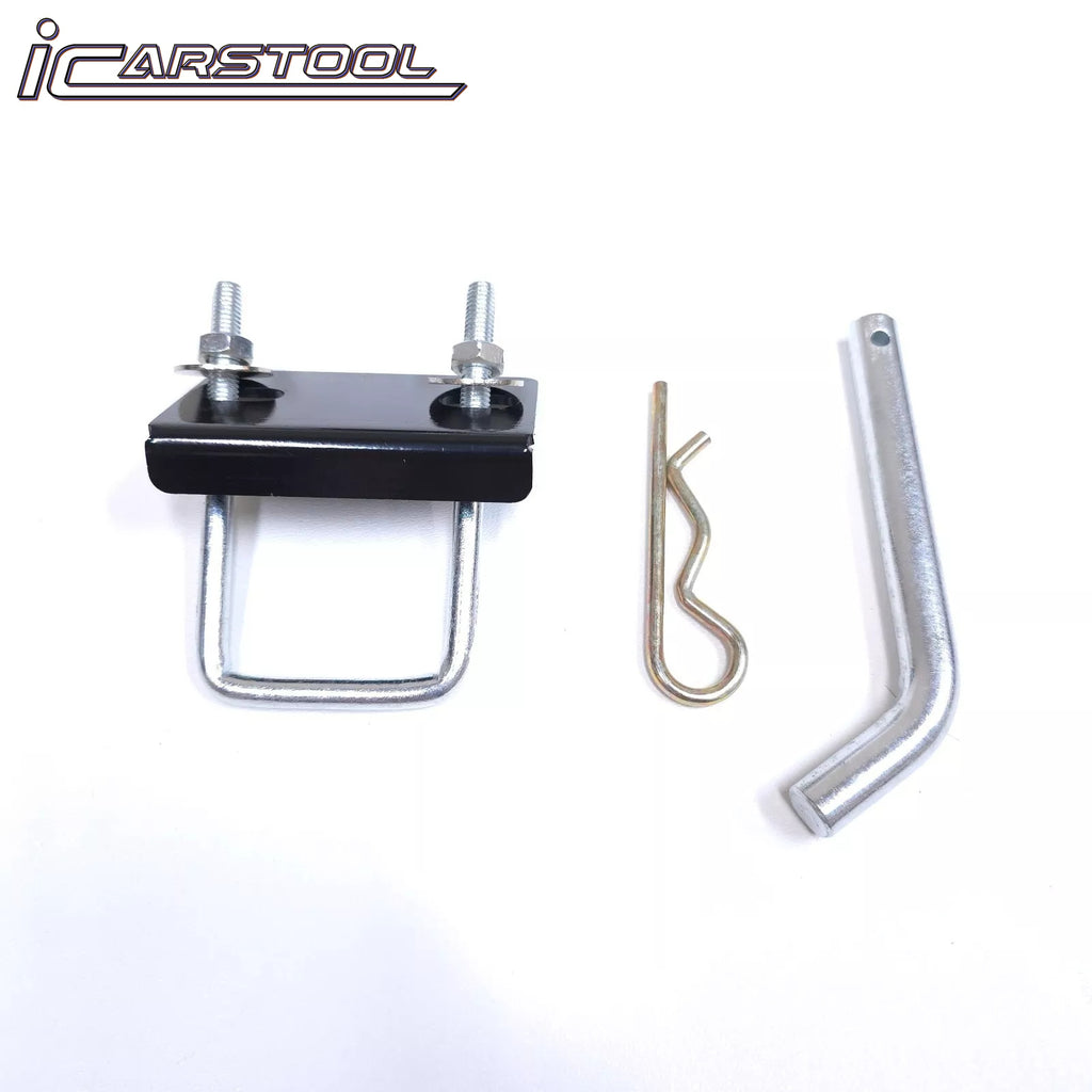 36" Tow Hitch Drop Step Bar Guard with LED Brake Light 6.5" Round End Chrome Finish for 2" Receiver Truck Heavy Duty Steel Anti Slip Pad