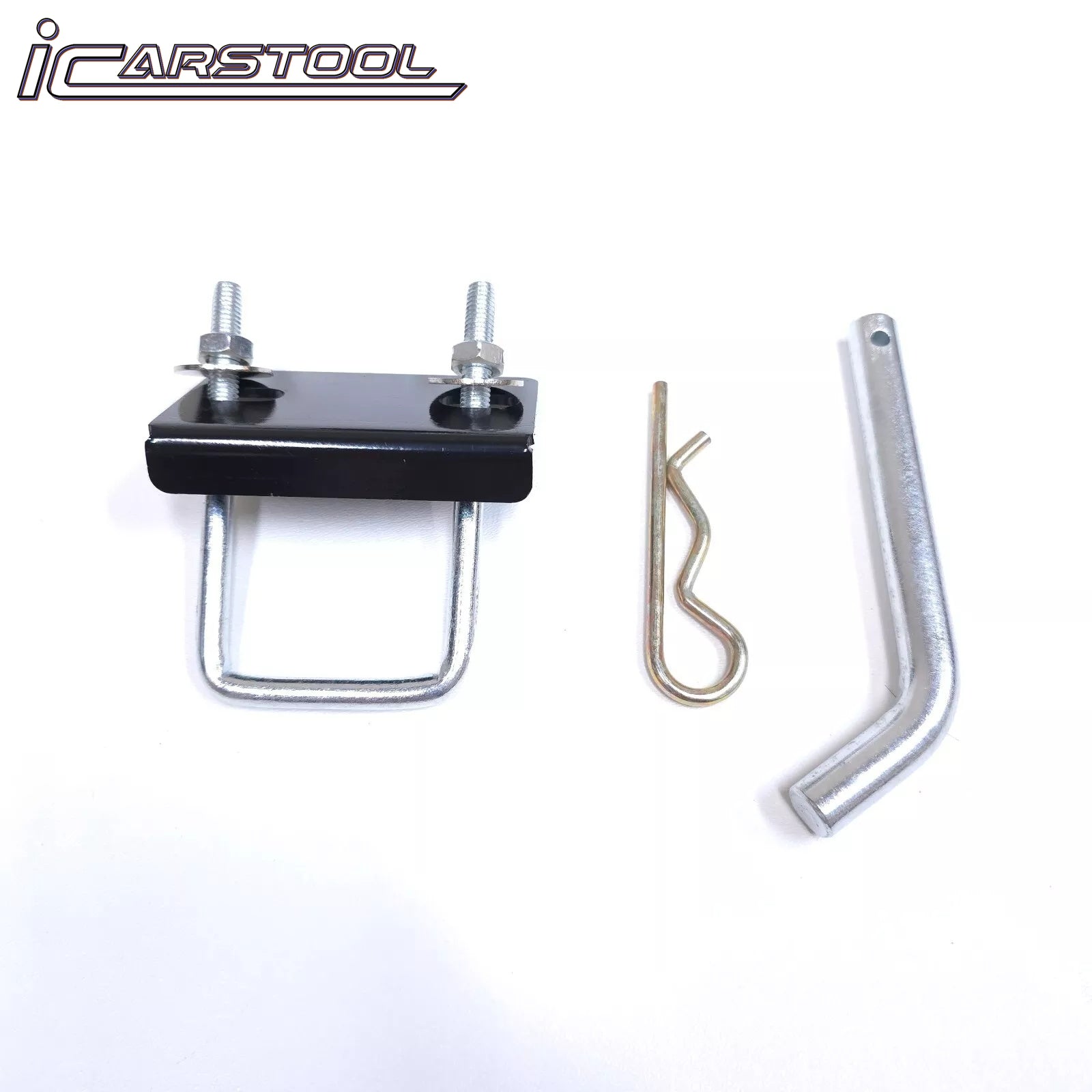 36" Tow Hitch Drop Step Bar Guard with LED Brake Light 6.5" Round End Chrome Finish for 2" Receiver Truck Heavy Duty Steel Anti Slip Pad