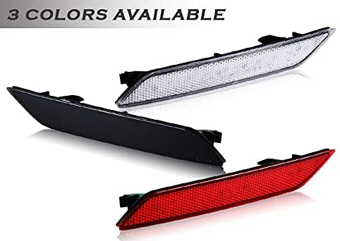 2x Clear Len LED Rear Bumper Reflector Brake Lights For 13-15 Honda Civic Sedan/4DR Only OEM#33505TR0A51, 33505-TR0-A51/33555-TR0-A51, 33555TR0A51