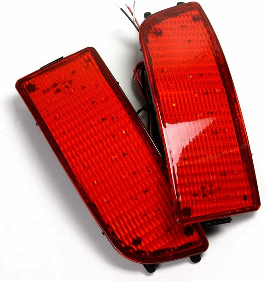For 2007-2018 Mercedes Sprinter W906 Red Lens LED Rear Bumper Stop Brake Lights OEM#2E0945105A 2E0945105 68012886AA 68012887AA , A9068260140 A9068260040 9068260140 9068260040