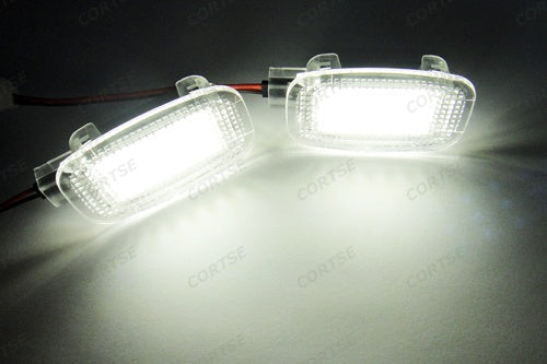 White Exact Fit LED Lamps For Mercedes Side Door, Foot Area, Vanity, Trunk Light