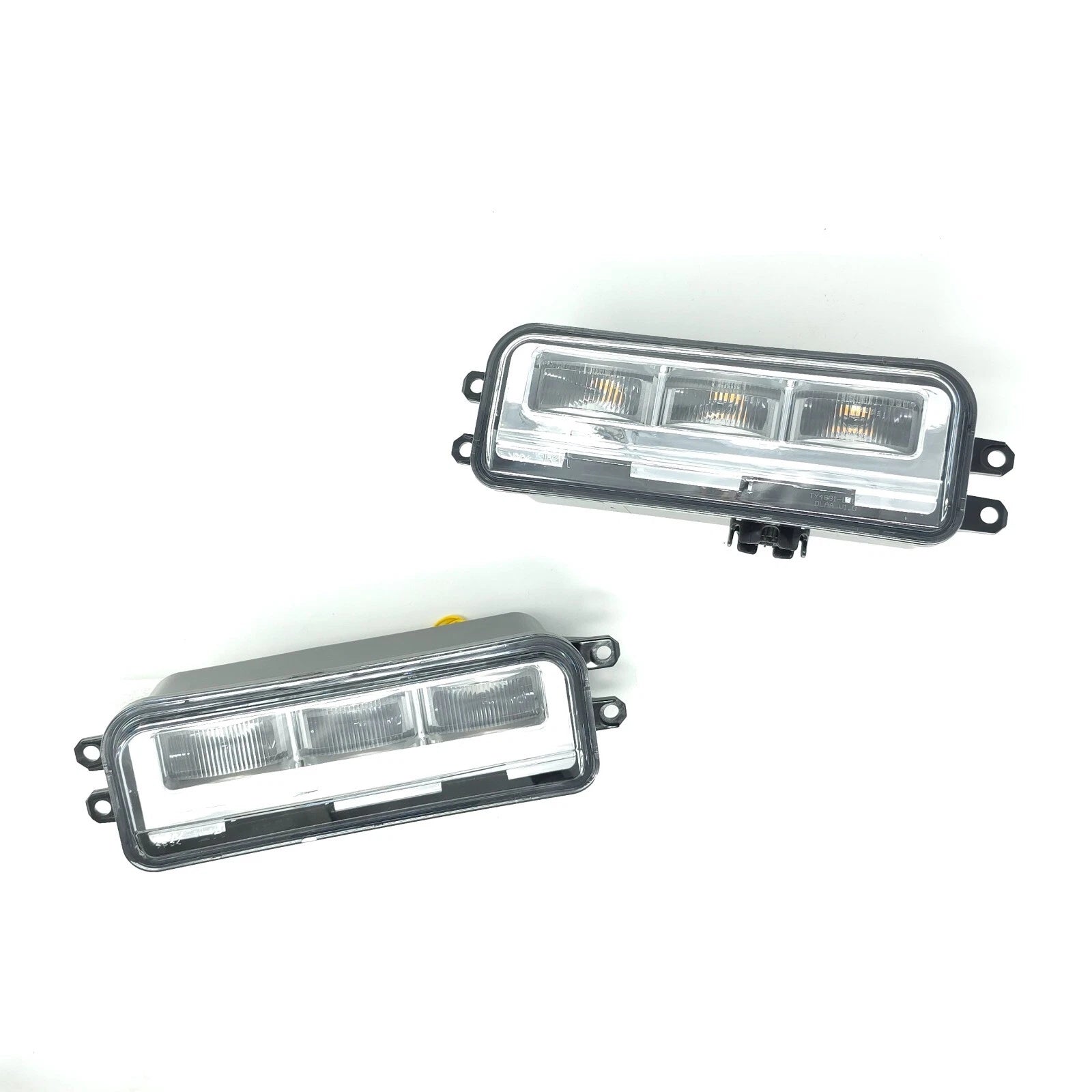 Clear Lens LED Fog Light Kit For 2024-2025 Toyota Tacoma with Wires Switch Relay Dual-Colors With Additional Signal Light Function