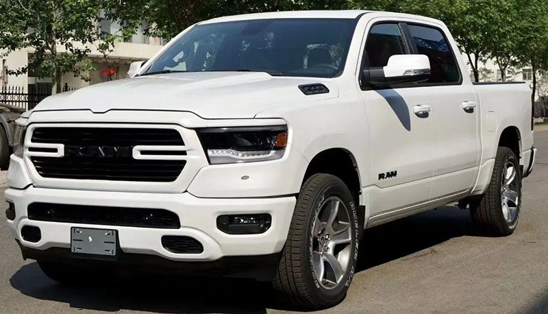 Clear Lens Fog Lights Kit For 2019-2024 Ram 2500 3500, OE Style Clear Lens Built-In LED Fog Lamps Assembly With Mounting Brackets Wire Harness Switch Bezels OEM# ‎68273291AB, 68273292AB, 68449338AA
