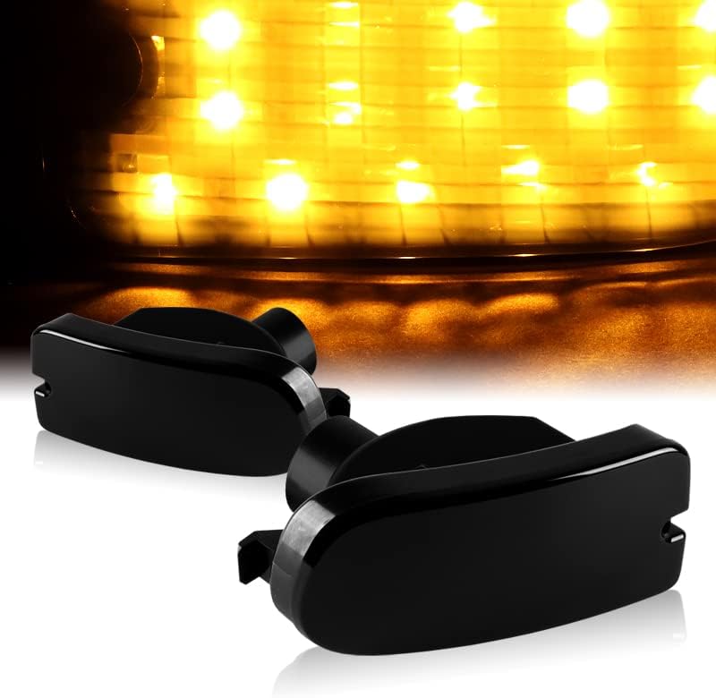 Smoke Len LED Front Bumper Turn Signal Lights For Subaru Impreza 2.5RS 1999-2001 OEM#SU2530104  SU2531104
