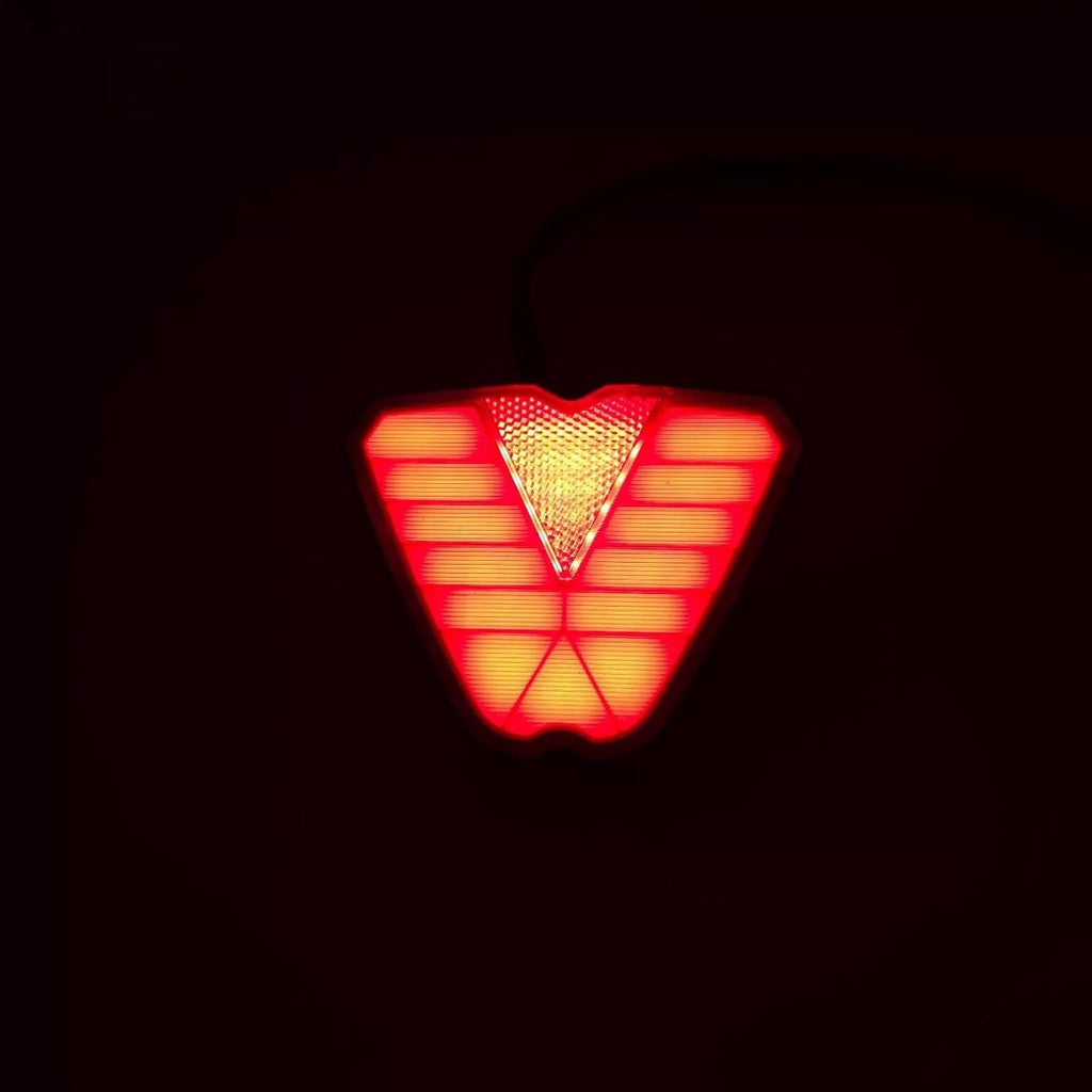 F1 Style Hitch Cover LED Brake Sequential Signal Light 2" Receiver Red Reflector Tow Truck Universal 4-in-1 Function - Sequential Signal/Brake/Reverse/Runing Light