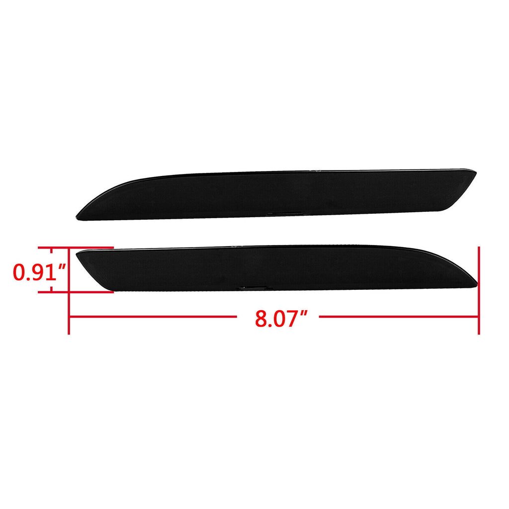 2X SMOKE LENS LED REAR BUMPER REFLECTOR BRAKE LIGHTS FOR  ACURA TSX WAGON HONDA CR-Z ZF1 CR-V INSIGHT HYBRID