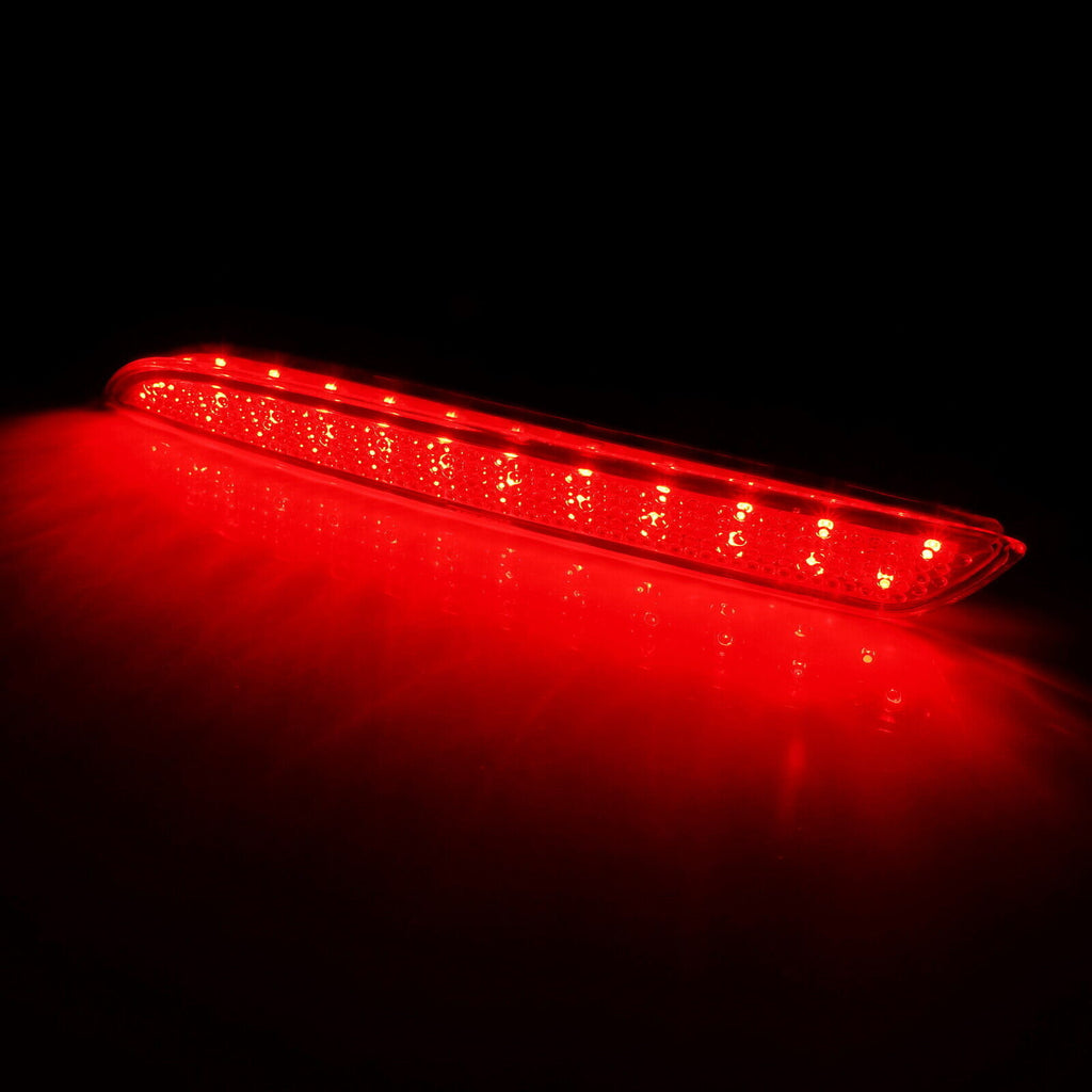 2x Red Lens LED Bumper Reflector Tail Brake Light For Acura TSX Honda CR-Z/ Insight/CR-V OEM#HO1185103, HO1184103, 33505SLJ013, 33555SLJ013, 13461865