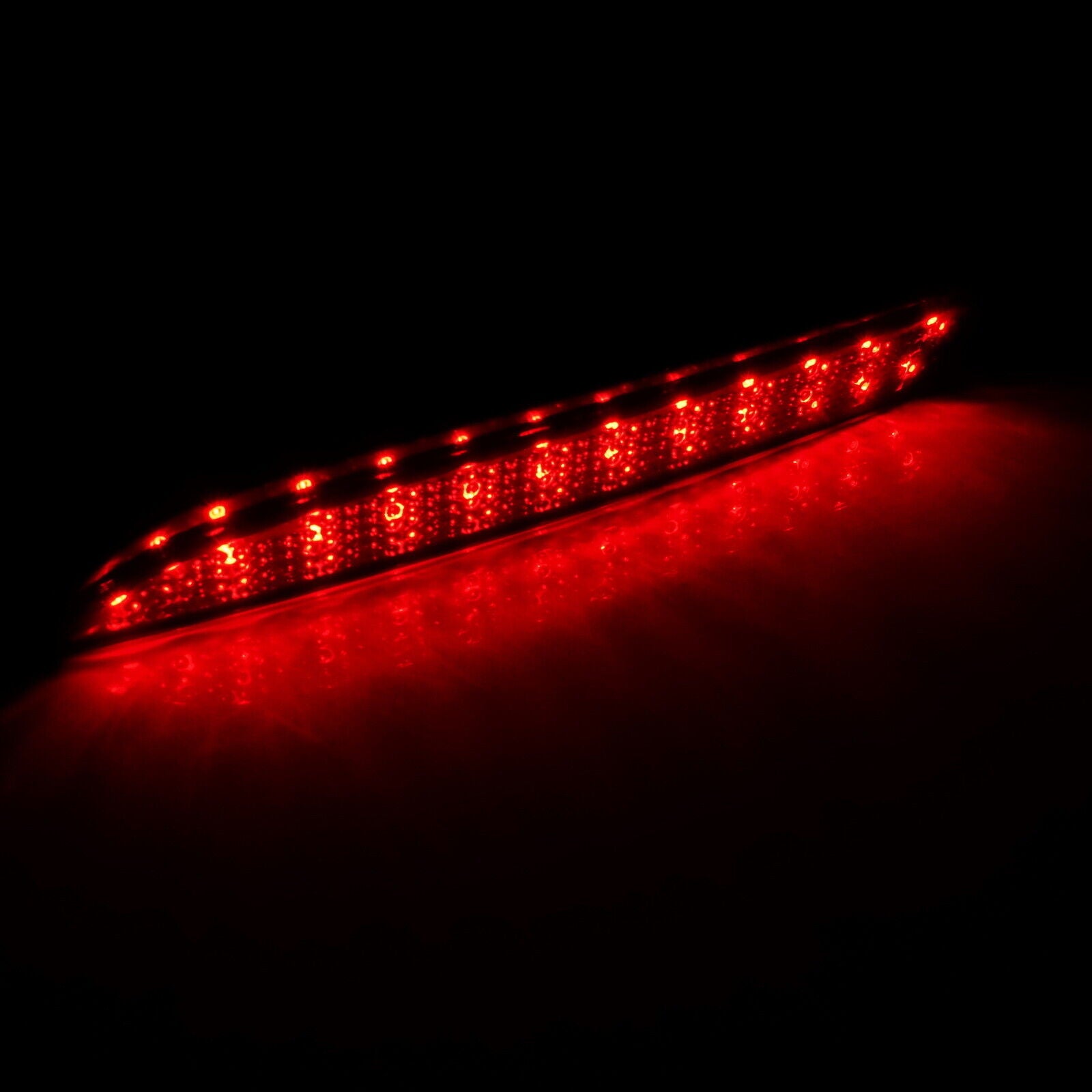 2X SMOKE LENS LED REAR BUMPER REFLECTOR BRAKE LIGHTS FOR  ACURA TSX WAGON HONDA CR-Z ZF1 CR-V INSIGHT HYBRID