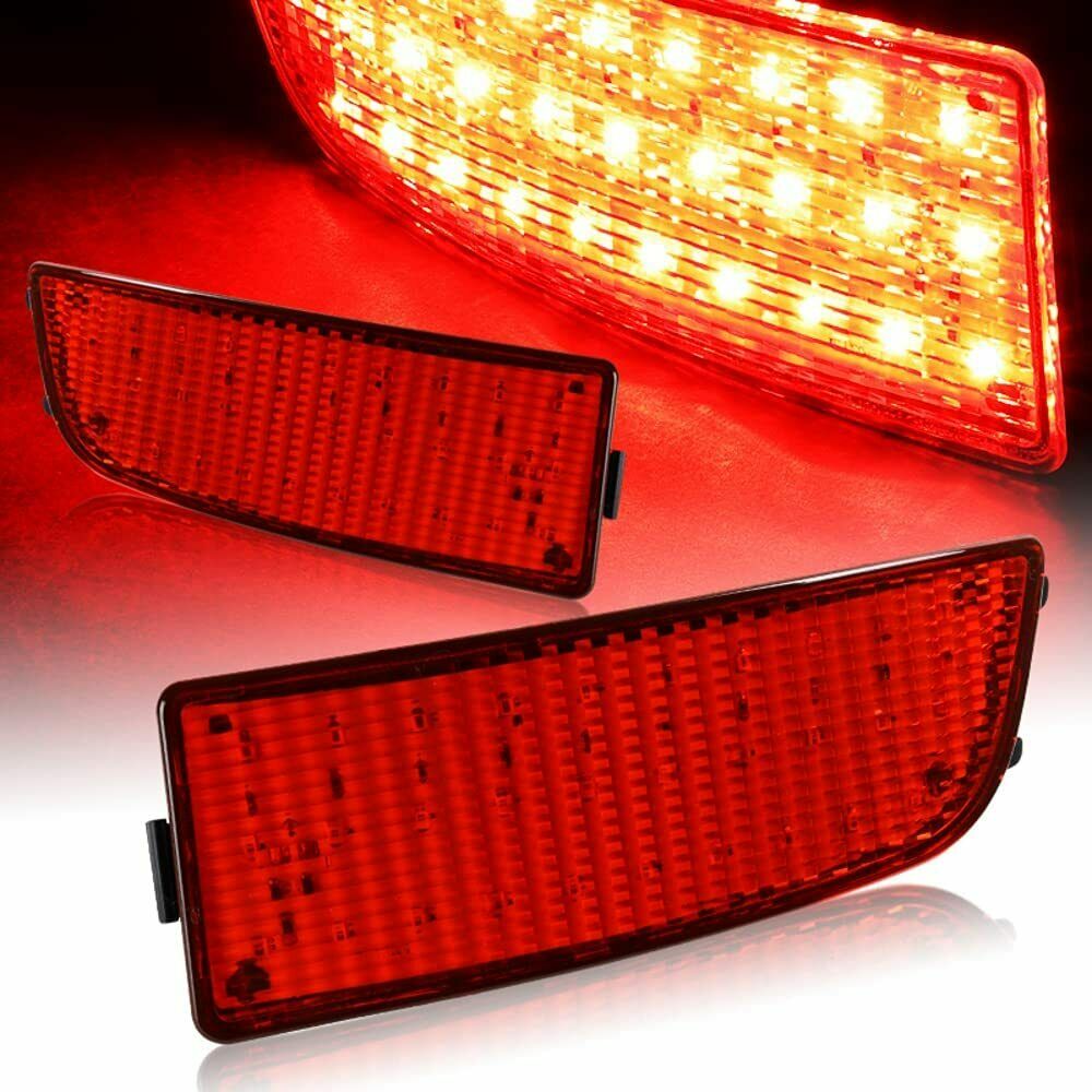 For 2007-2018 Mercedes Sprinter W906 Red Lens LED Rear Bumper Stop Brake Lights OEM#2E0945105A 2E0945105 68012886AA 68012887AA , A9068260140 A9068260040 9068260140 9068260040