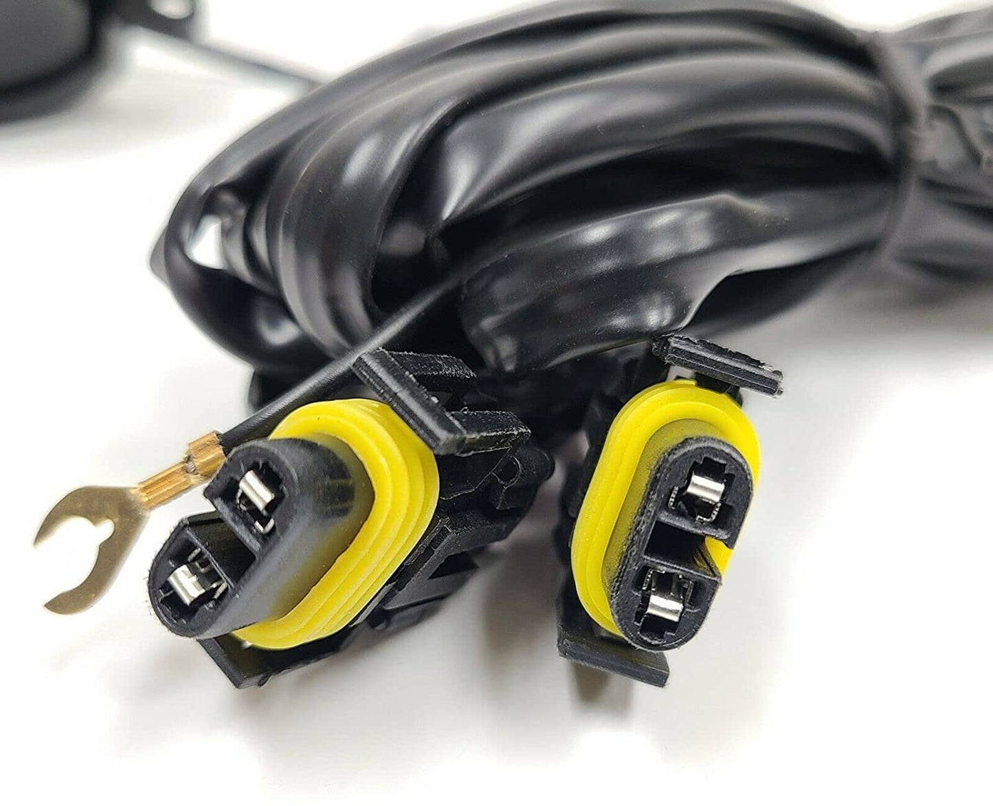 Clear Lens LED Fog Lights Kit For 2021-2022 Honda Odyssey with Switch Bezel Wires Relay OEM# 33950TEYY01 / 33900TEYY01,HO2592144 / HO2593144 19-6225-00 / 19-6226-00