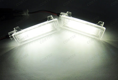 For BMW 1 3 5 7 Series X3 X5 X6 2x White 6000K LED Step Courtesy Door Lights