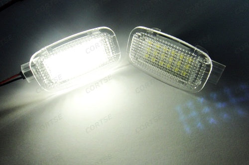 White Exact Fit LED Lamps For Mercedes Side Door, Foot Area, Vanity, Trunk Light