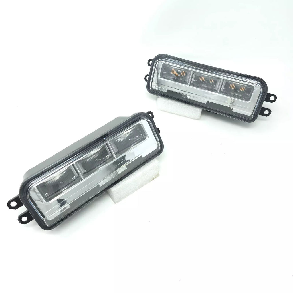 Clear Lens LED Fog Light Kit For 2024-2025 Toyota Tacoma with Wires Switch Relay Dual-Colors With Additional Signal Light Function