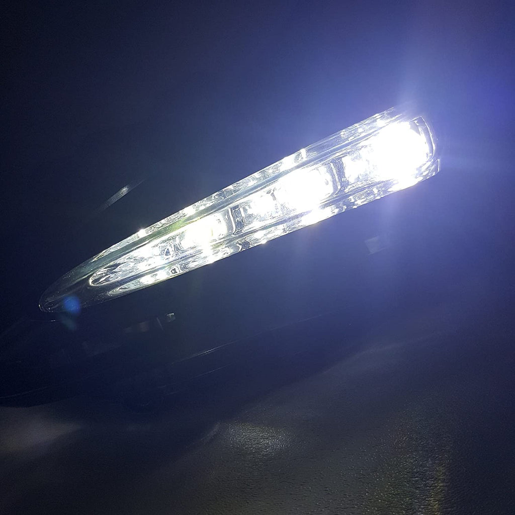For 2017-2019 Toyota Corolla L LE XLE Built-in LED DRL Fog Driving Light with Switch Bezel Wires NOT FIT COROLLA "SE" or "XSE" or "50th Anniversary" MODEL