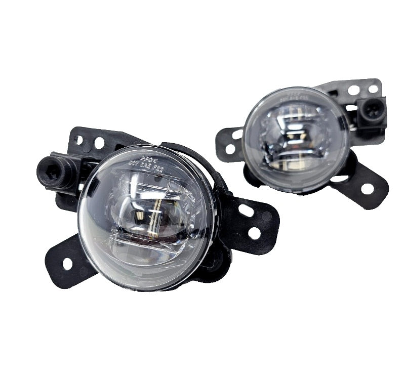 Clear Lens LED Fog Lights Kit For 2023 2024 2025 GMC Canyon with Switch Wire Bezel 6000K White