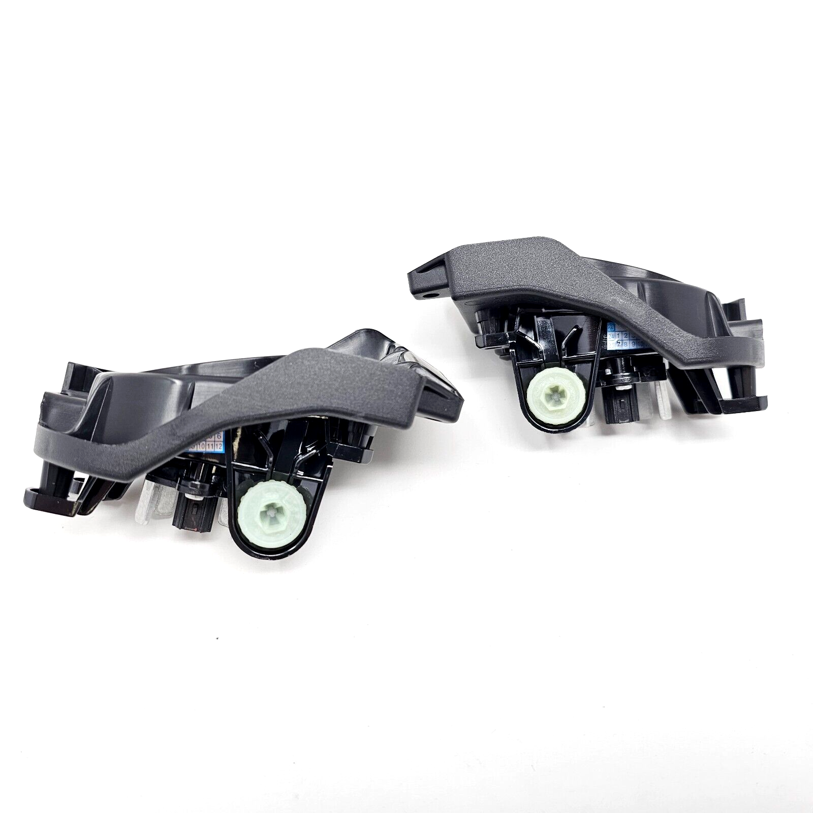 For 2022 2023 2024 Toyota Corolla Cross 6000k White LED Fog Light Kit Assembly Upgrade - OE Style Aftermarket Parts - Clear Lens Complete with Bezels Switch  and Wires