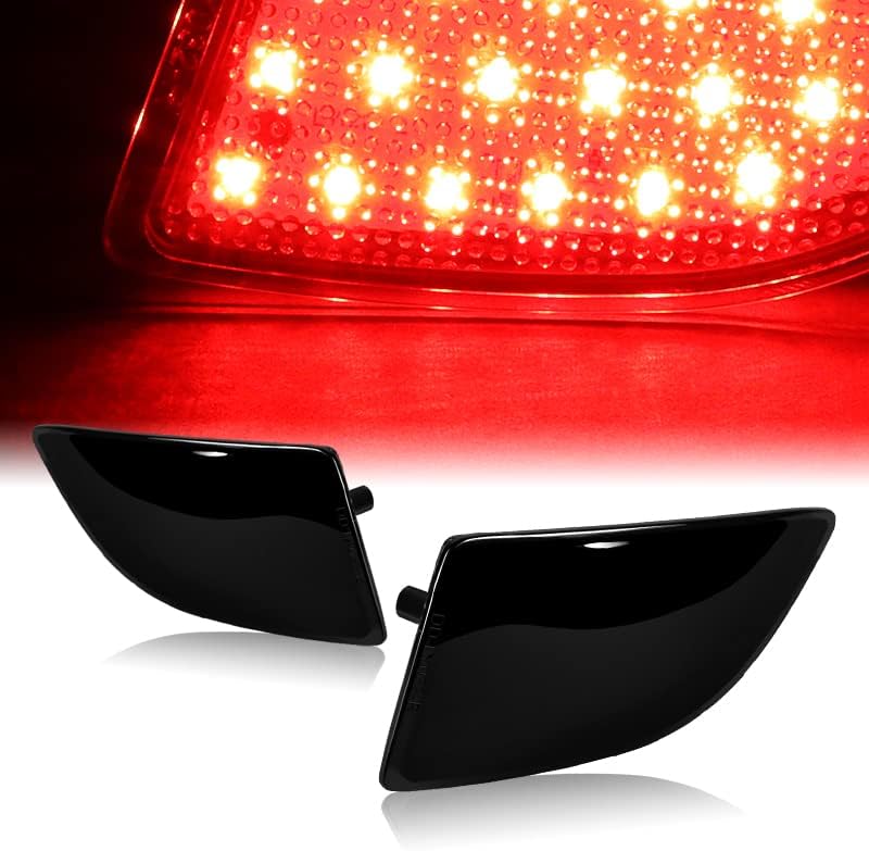 LED Rear Bumper Turn Signal Stop Brake Lights For 2014-2018 Mazda 3 Hatchback