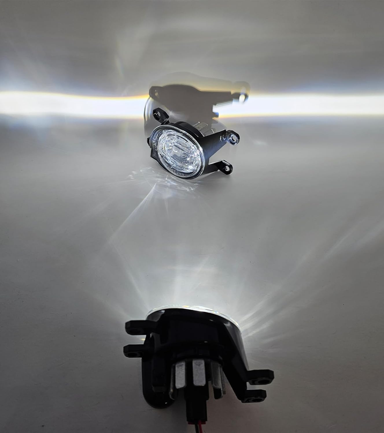 LED Fog Light Kit For 2024-2025 Toyota Grand Highlander XLE LIMITED PLATINUM HYBRID with Switch Bezel Wires