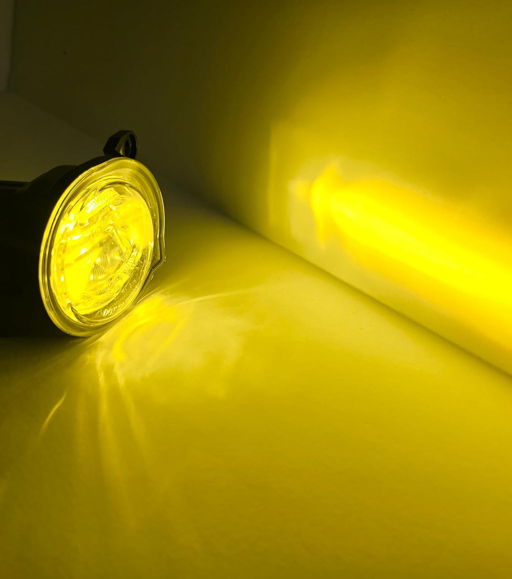 For 2024-2025 Toyota Grand Highlander XLE LIMITED PLATINUM HYBRID LED Dual Color White Yellow Fog Light Kit