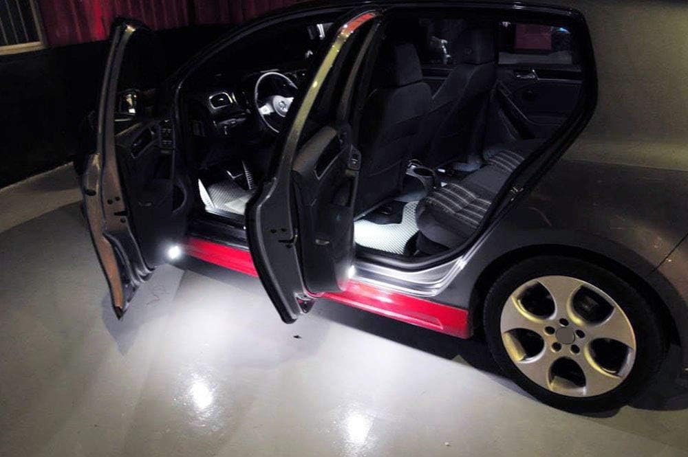 2x White 18-SMD LED Side Door Courtesy Lights For 2011-2018 Porsche Cayenne 92A