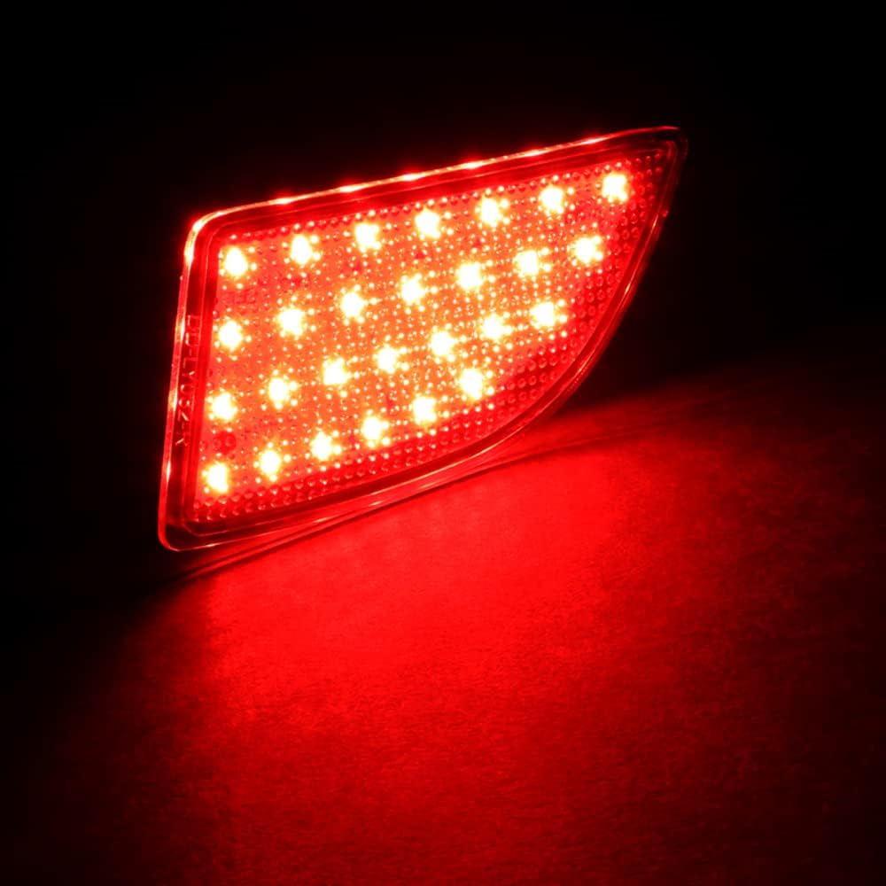 LED Rear Bumper Turn Signal Stop Brake Lights For 2014-2018 Mazda 3 Hatchback