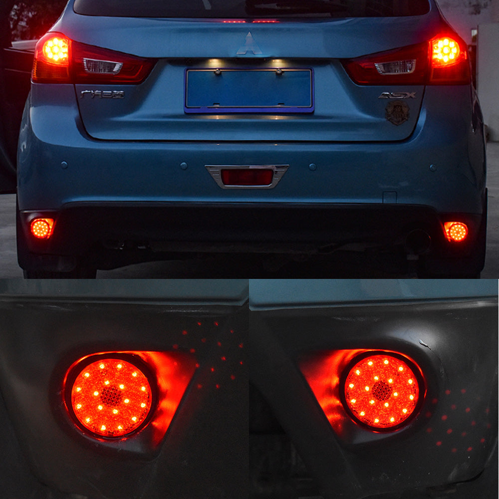 Smoke Lens LED Rear Bumper Stop Brake Light Lamp For 2013 - 2016 Mitsubishi ASX OEM# 81910-89105, 81910-0E030; TO2830103