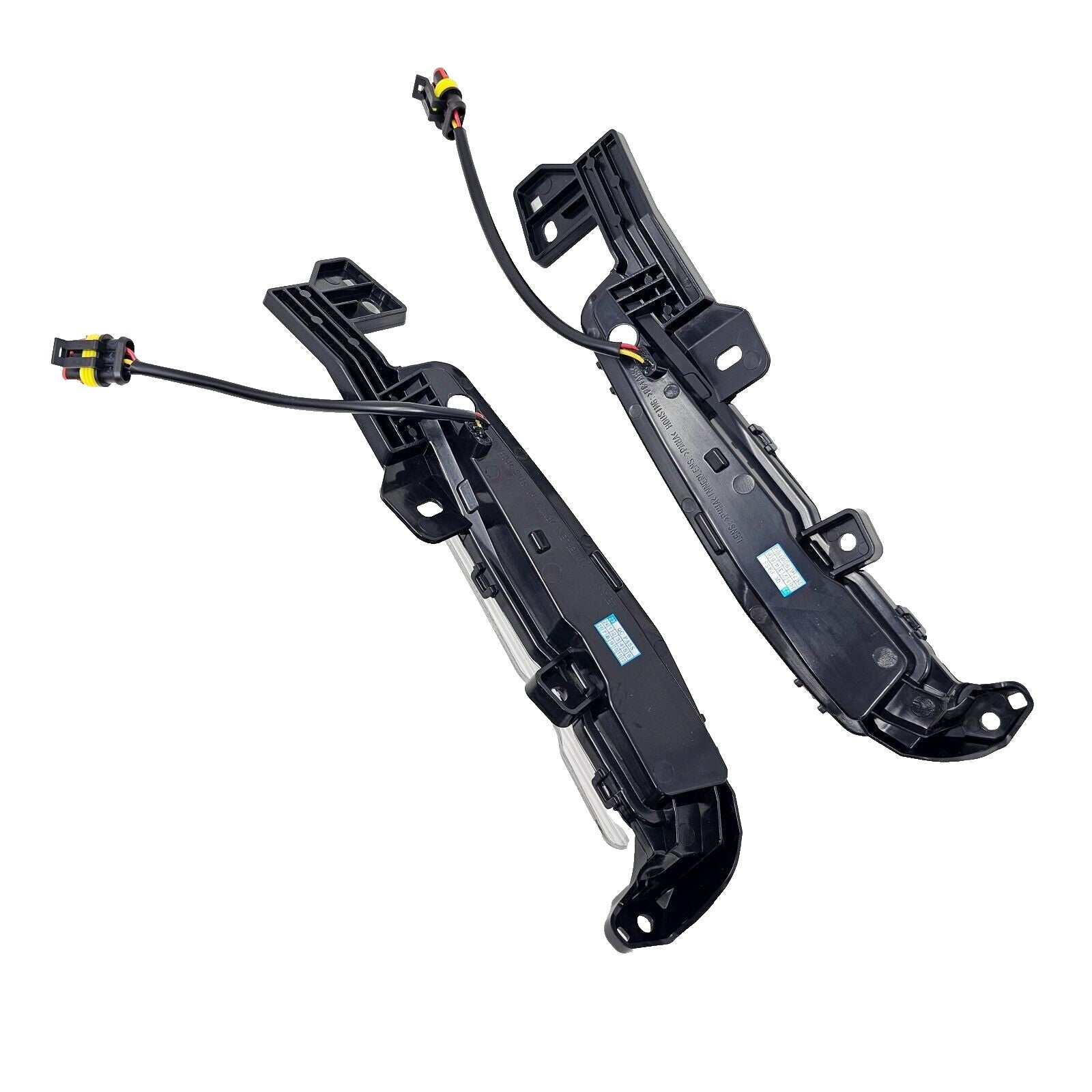  For 2019-2022 Toyota Prius Built-in LED Fog light w/DRL - White LED Running Lights + Yellow Signal Lights Kit - Complete with Bezels and Wiring Harness - OE Fitment