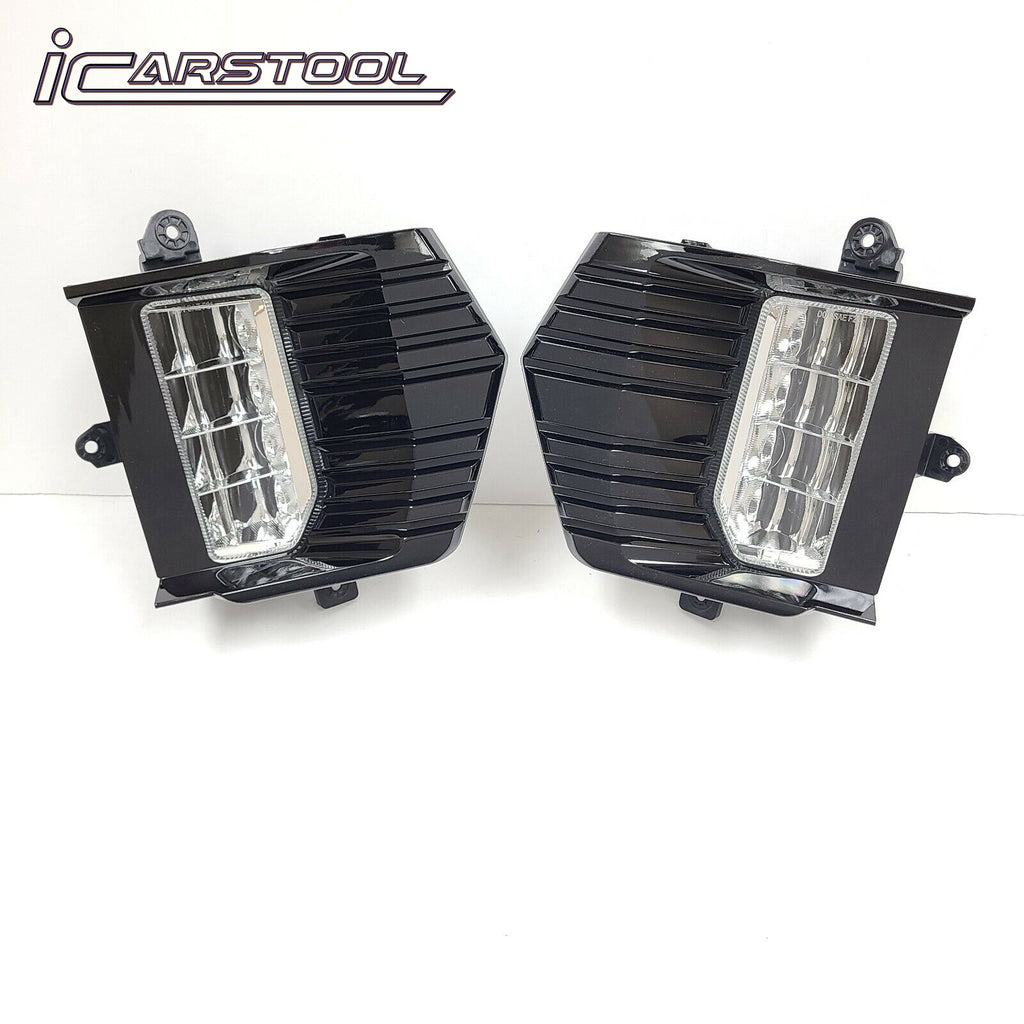 Clear Lens LED Fog Lights Kit For 2021 2022 2023 GMC Yukon /Yukon XL with Switch Wire Bezel OEM# 84513247 / 84513246 / 84739476 / 84739475 GM2593331 / GM2592331 /&nbsp;GM2593335 / GM2592335