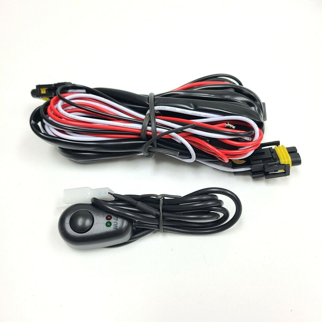 Built-in LED Fog Lights Kit for 2011 Infiniti G37 (OE Style, Clear Lens) with Switch, Wires, Relay OEM#NI2593122 / NI2592122, 261559B91C / 261509B91C