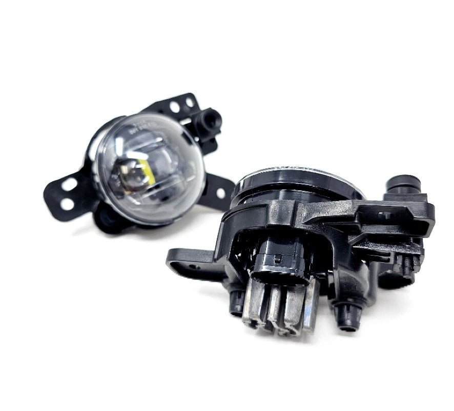 Clear Lens LED Fog Lights Kit For 2023 2024 2025 GMC Canyon with Switch Wire Bezel 6000K White