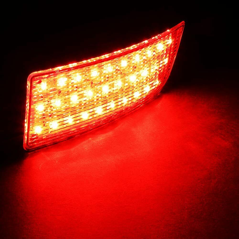 For 2007-2018 Mercedes Sprinter W906 Red Lens LED Rear Bumper Stop Brake Lights OEM#2E0945105A 2E0945105 68012886AA 68012887AA , A9068260140 A9068260040 9068260140 9068260040