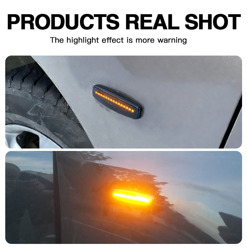 2x Smoke Lens LED Side Marker Lights For Nissan Pathfinder/Infiniti M35 M45 G35 OEM#26160-JK00B, 26160-JK00A, 26160JK00A,26160JK00B,IN2550110