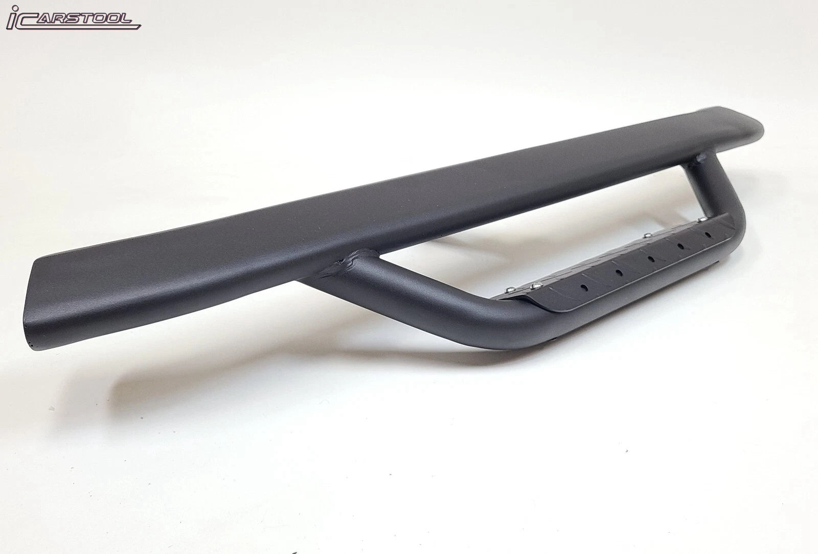 Truck Trailer Heavy Duty Strong Tow Hitch Step Bar Bumper Guard with Drop Step Aero for 2 inch Receiver Universal 2"x2" (Black)