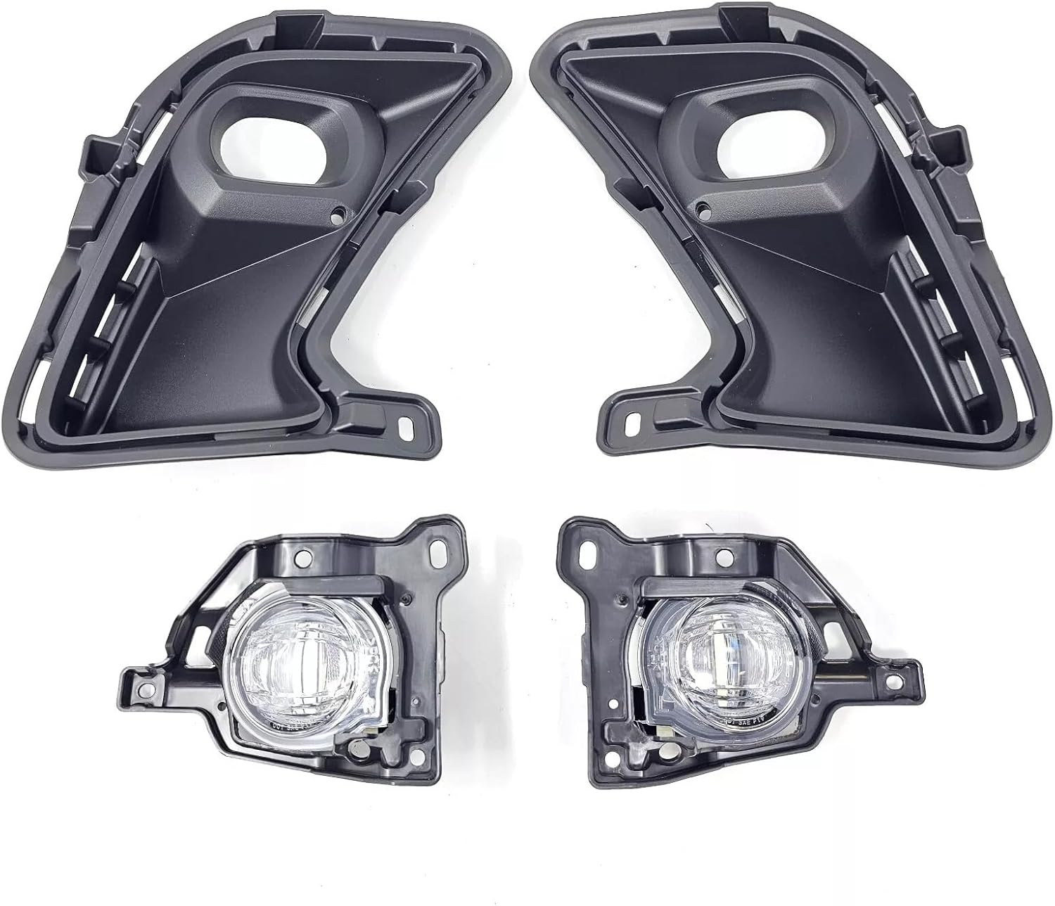 For 2024-2025 Toyota Grand Highlander XLE LIMITED PLATINUM HYBRID LED Dual Color White Yellow Fog Light Kit