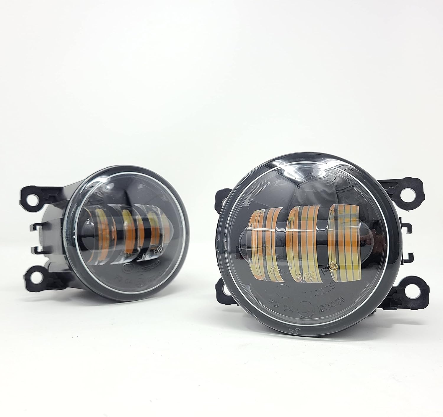 Clear Lens White / Amber LED Fog Lights Kit For 2013-2017 Acura ILX with Wire Switch OEM# 33900STKA11 / 4F9Z15200AA / 26154-EA500 / 84501AJ00A,XR837532 / AC2592111 / 3225-2050B / 990E0-65J36-000 ﻿