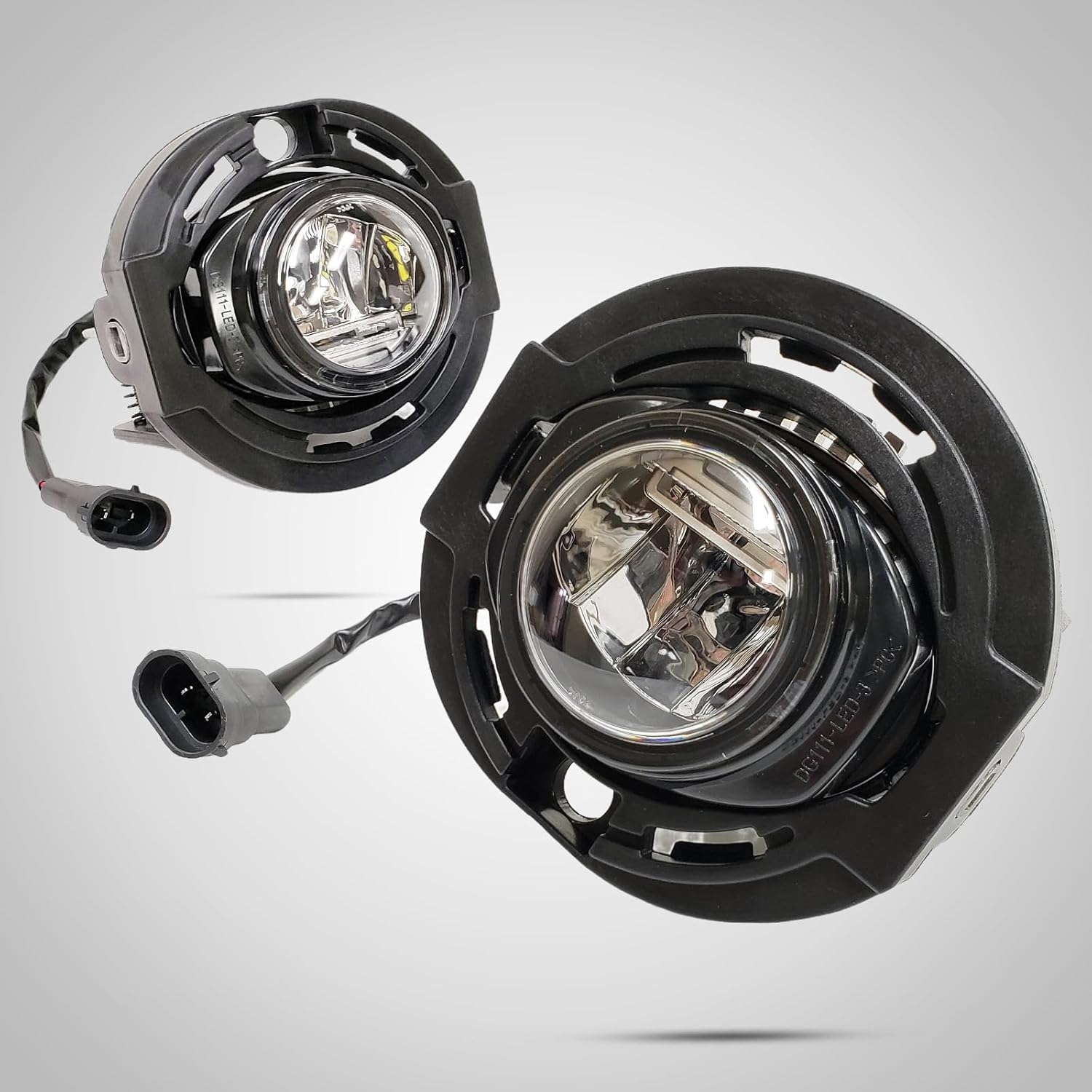Fog Lights  For 2015 2016 2017 2018 2019 Chrysler 300, OE Style Clear Lens Built-In LED Fog Lamps Assembly (Will Not Fit 300 S Model) OE#68228884AC / CH2592153