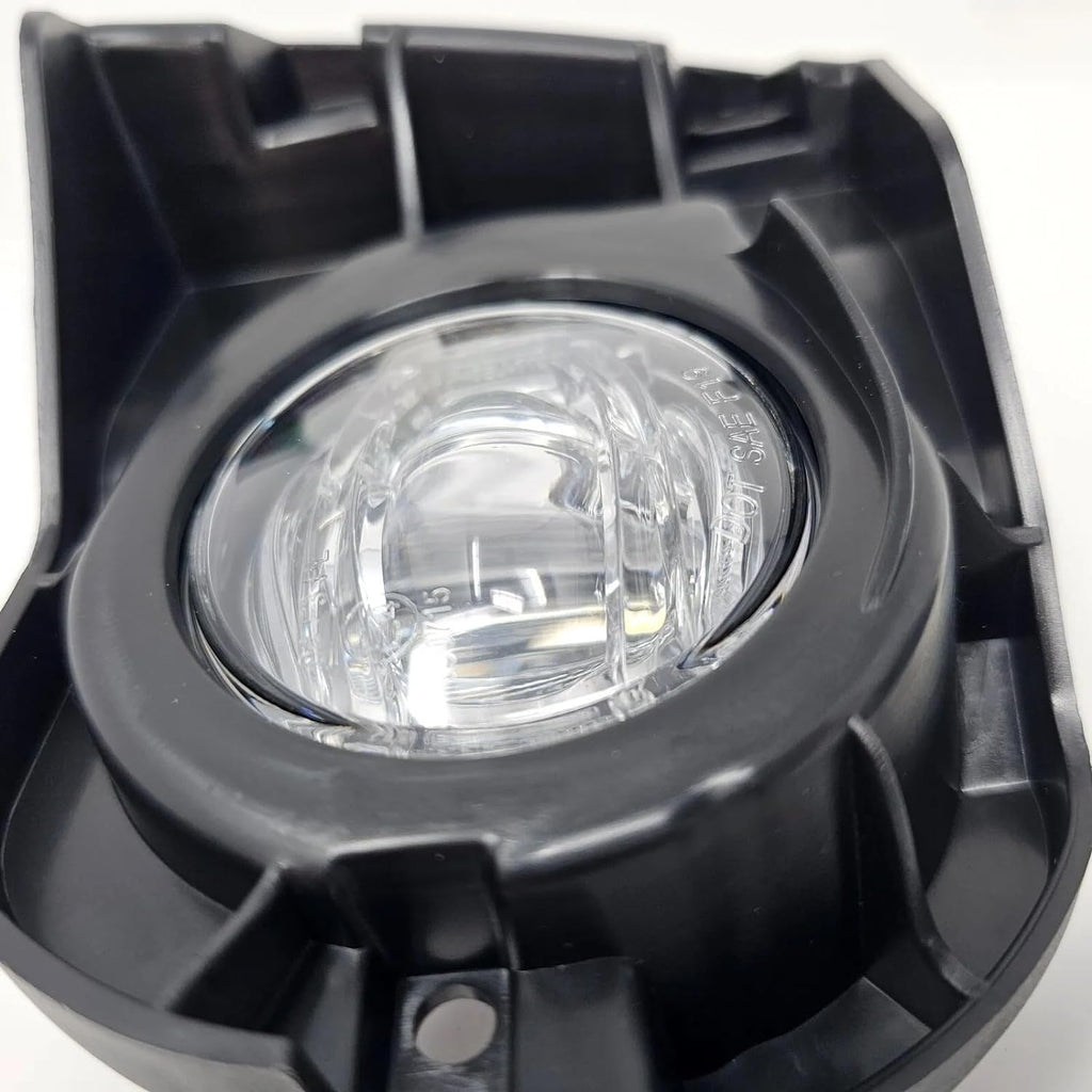 For 2022 2023 2024 Toyota Corolla Cross 6000k White LED Fog Light Kit Assembly Upgrade - OE Style Aftermarket Parts - Clear Lens Complete with Bezels Switch  and Wires