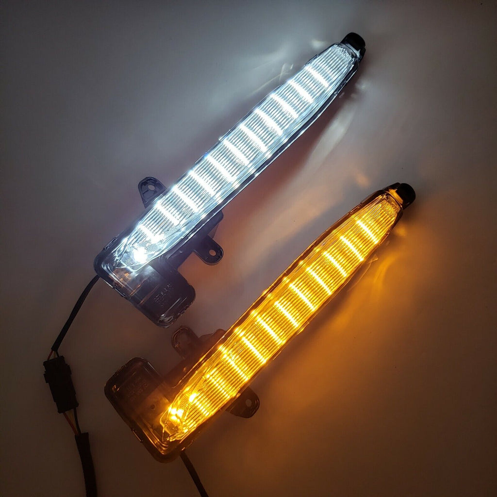 Clear Lens LED Fog Accent Lights Kit For 2020 2021 2022 Toyota Corolla SE XSE Sequential DRL Signal Bezel Switchback Amber Whites OEM#812B012010, 812A012010,TO2562105,TO2563105,81481-02A30, 81482-02A20TO1039237, TO1038237
