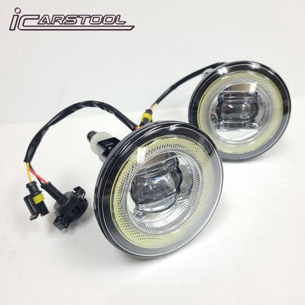 LED Fog Lights Kit Halo For 2008-2009 Pontiac G8/ 2010 Pontiac G6 with Wires Switch