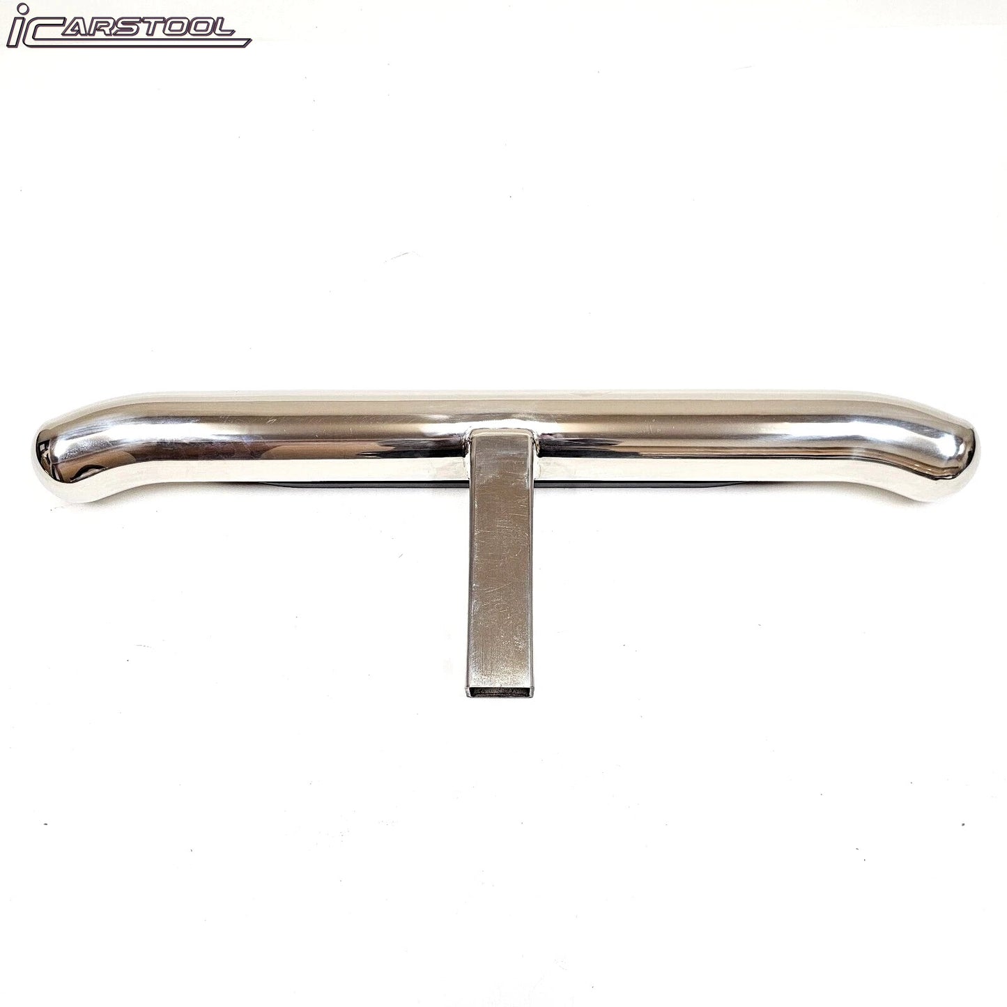 For 2" Receiver Truck RV SUV Heavy Duty Steel Tow Hitch Step Bar Bumper Guard Protect Chrome 28x3 Polish Anti Slip Pad Round Curved Ends