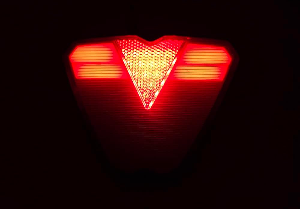 F1 Style Hitch Cover LED Brake Sequential Signal Light 2" Receiver Red Reflector Tow Truck Universal 4-in-1 Function - Sequential Signal/Brake/Reverse/Runing Light