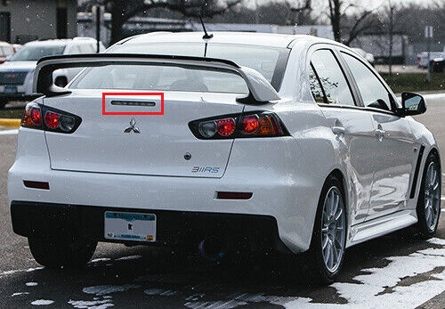 LED Red Lens 3RD Brake Stop Tail Light Lamp For 2008 - 2017 Mitsubishi Lancer Evolution X
