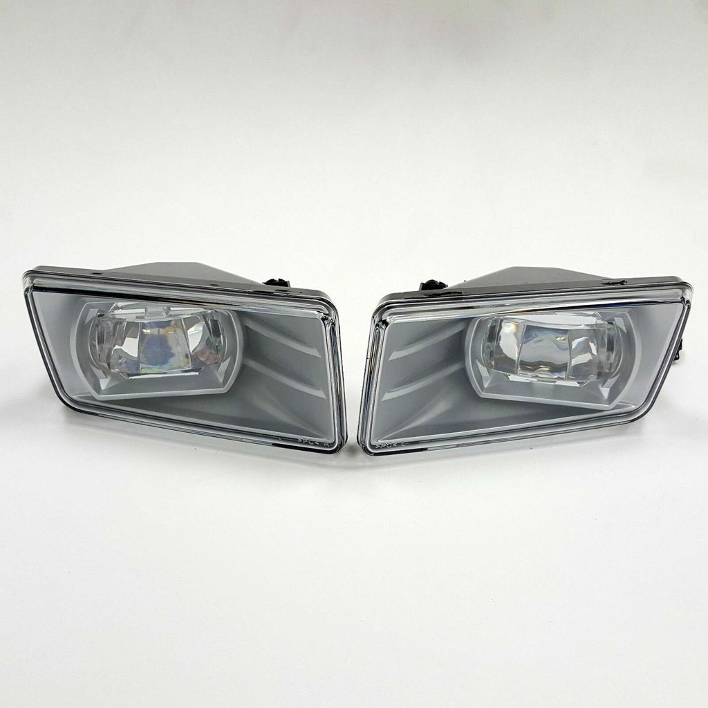Built-in LED For 2007-2014 Chevrolet Silverado 3500HD Front Bumper Clear Fog Driving Lights Set OEM# 22872763 / 22872762 /GM2593160 / GM2592160