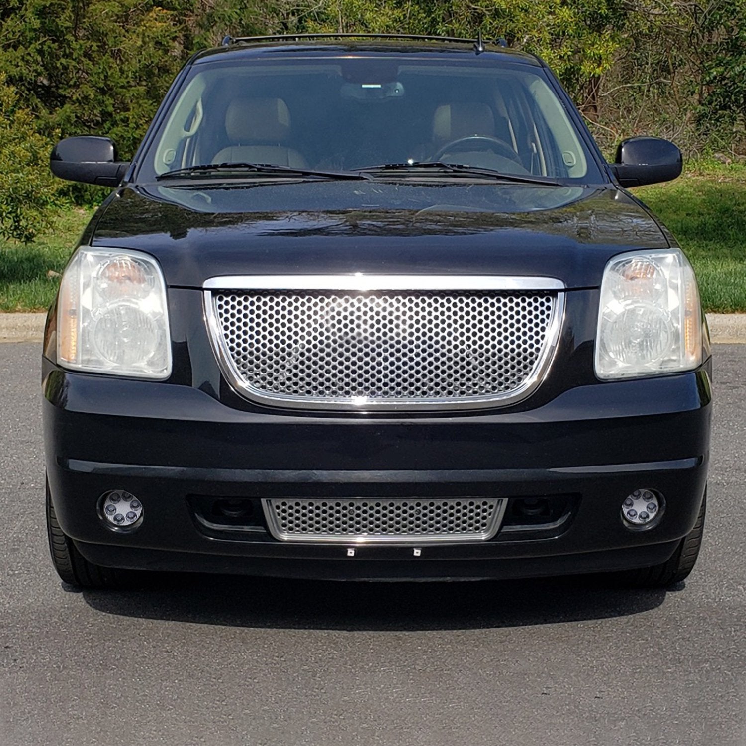 For 2007 2008 2009 2010 2011 2012 2013 2014 GMC Yukon Denali LED Clear Lens Fog Driving Lights Lamps Pair OEM#GM2590104 / 15839896